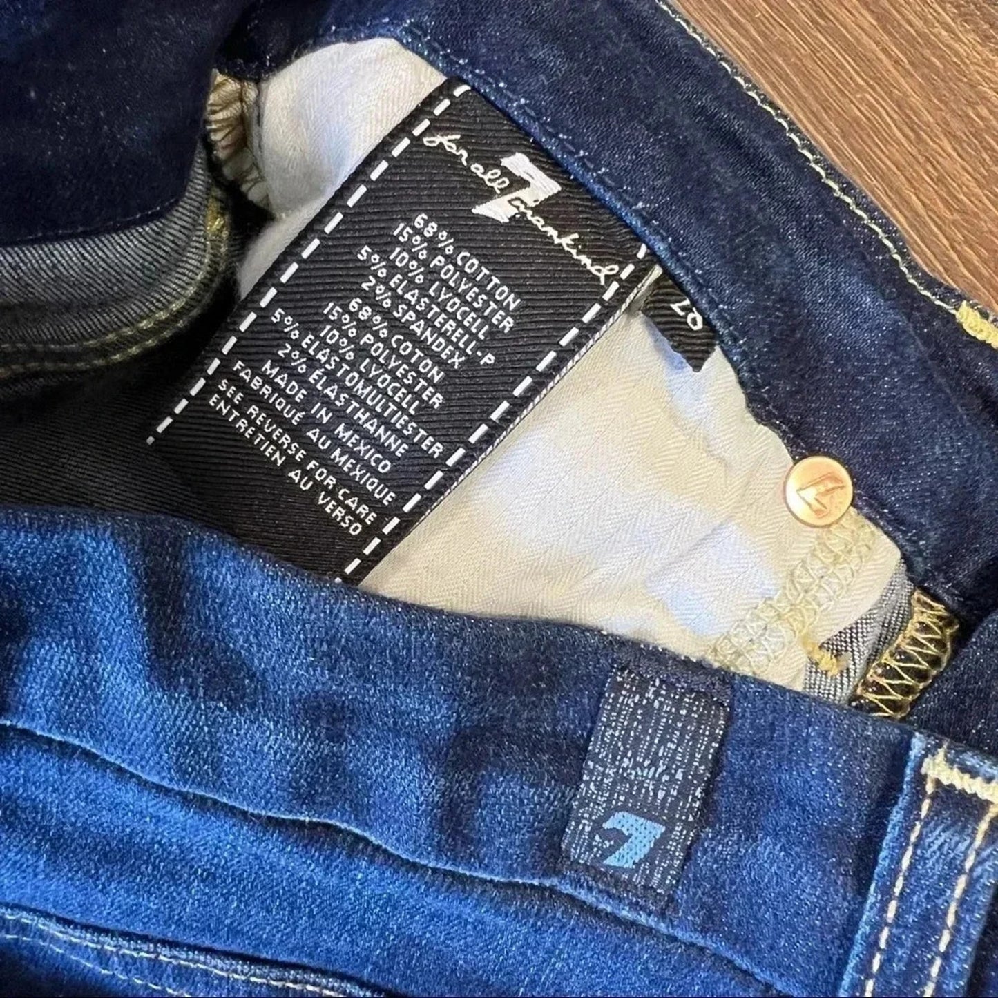 7 for all mankind Kimmie straight leg jeans‎ SZ 28/6