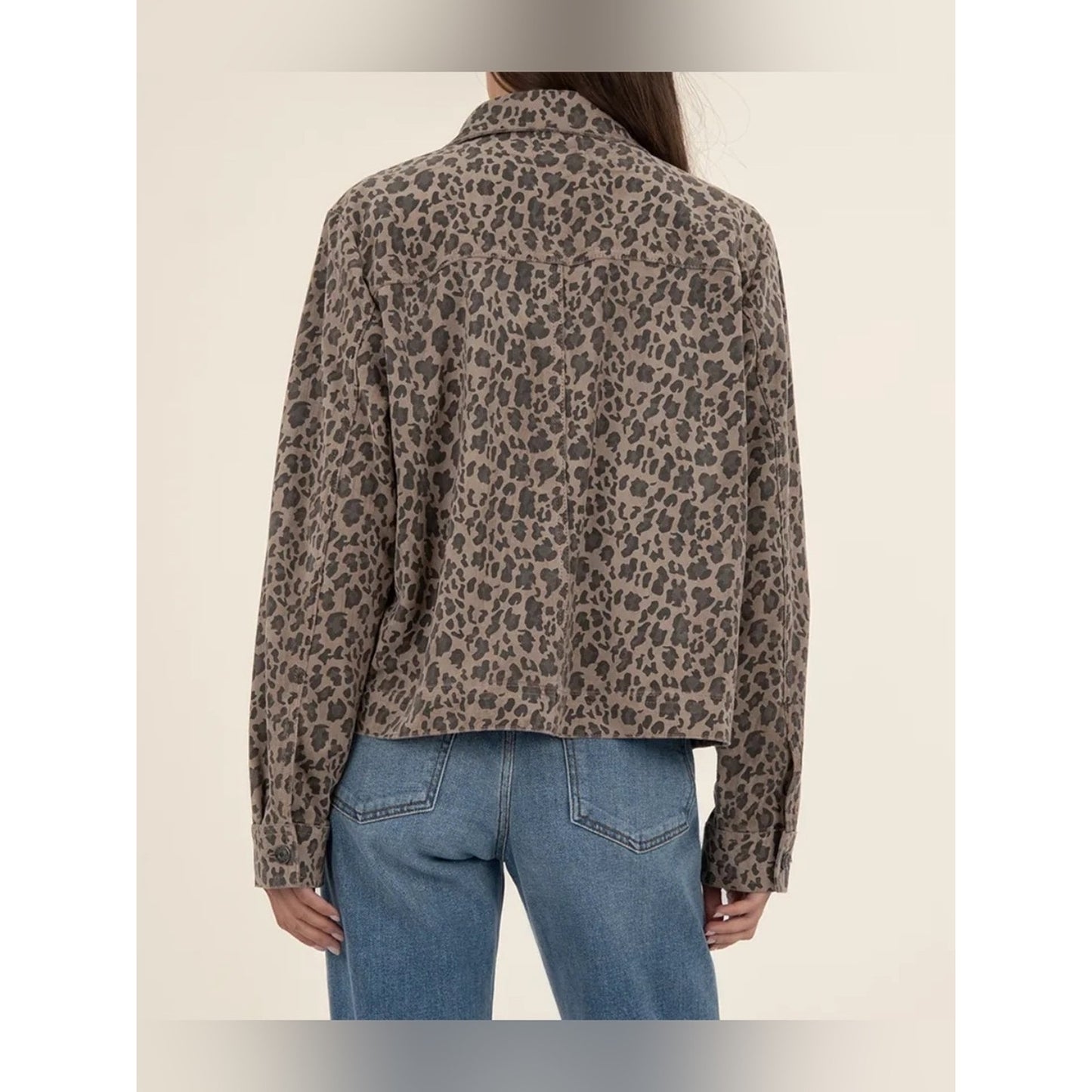 🆕 Kut from the Kloth Leopard Arya Shirt Jacket NWT SZ LG