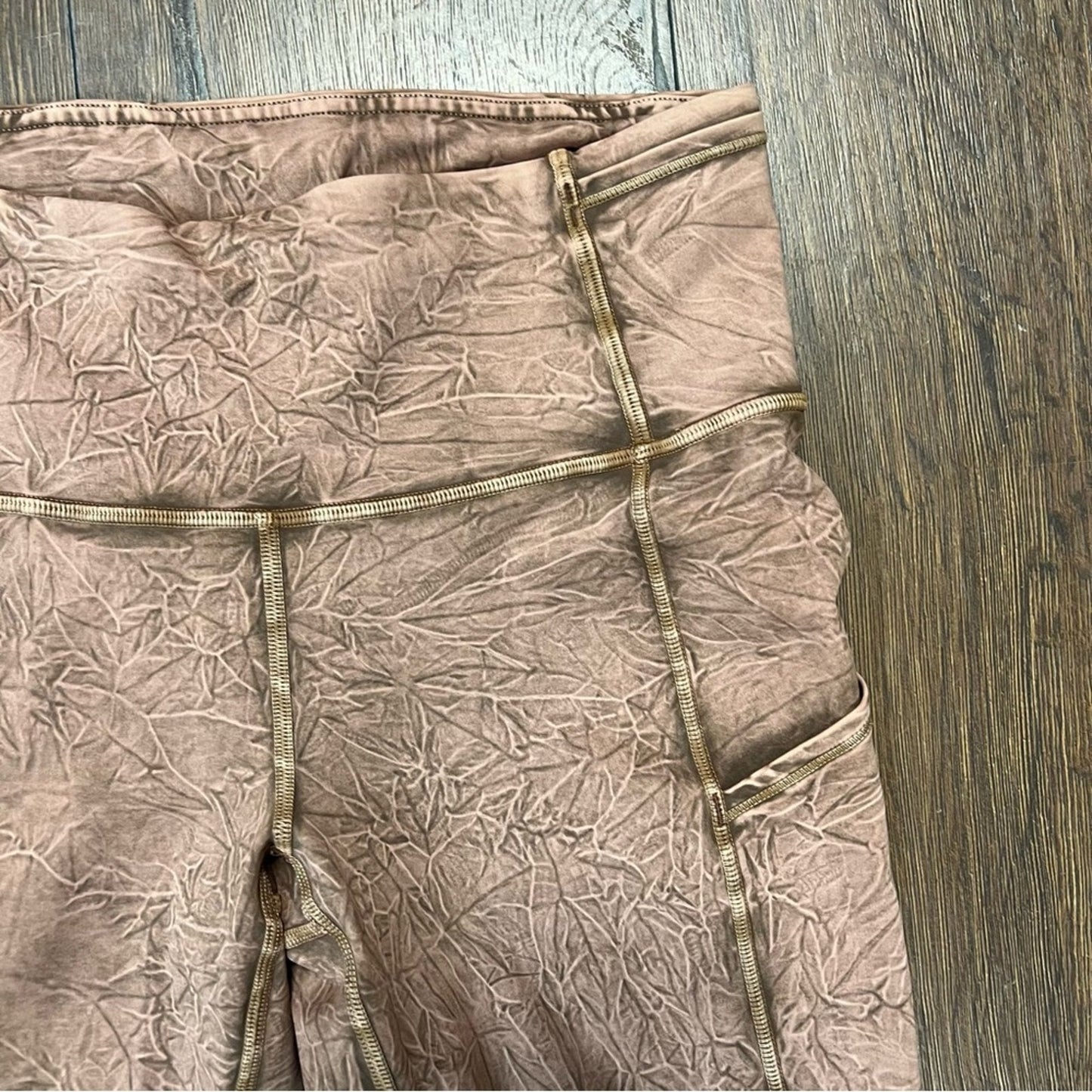 Lululemon fast and free tight II‎ 25” Ice Dye SZ 6