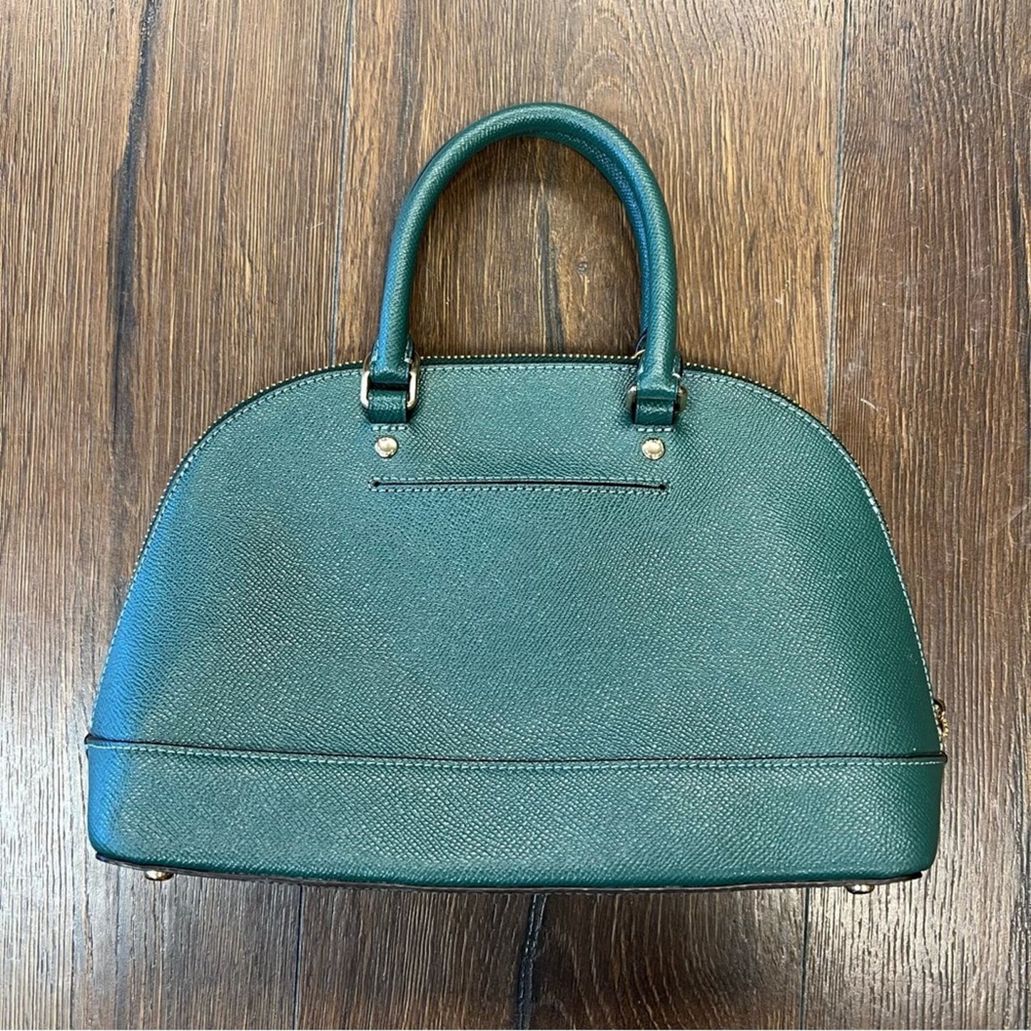 COACH mini sierra satchel in dark teal