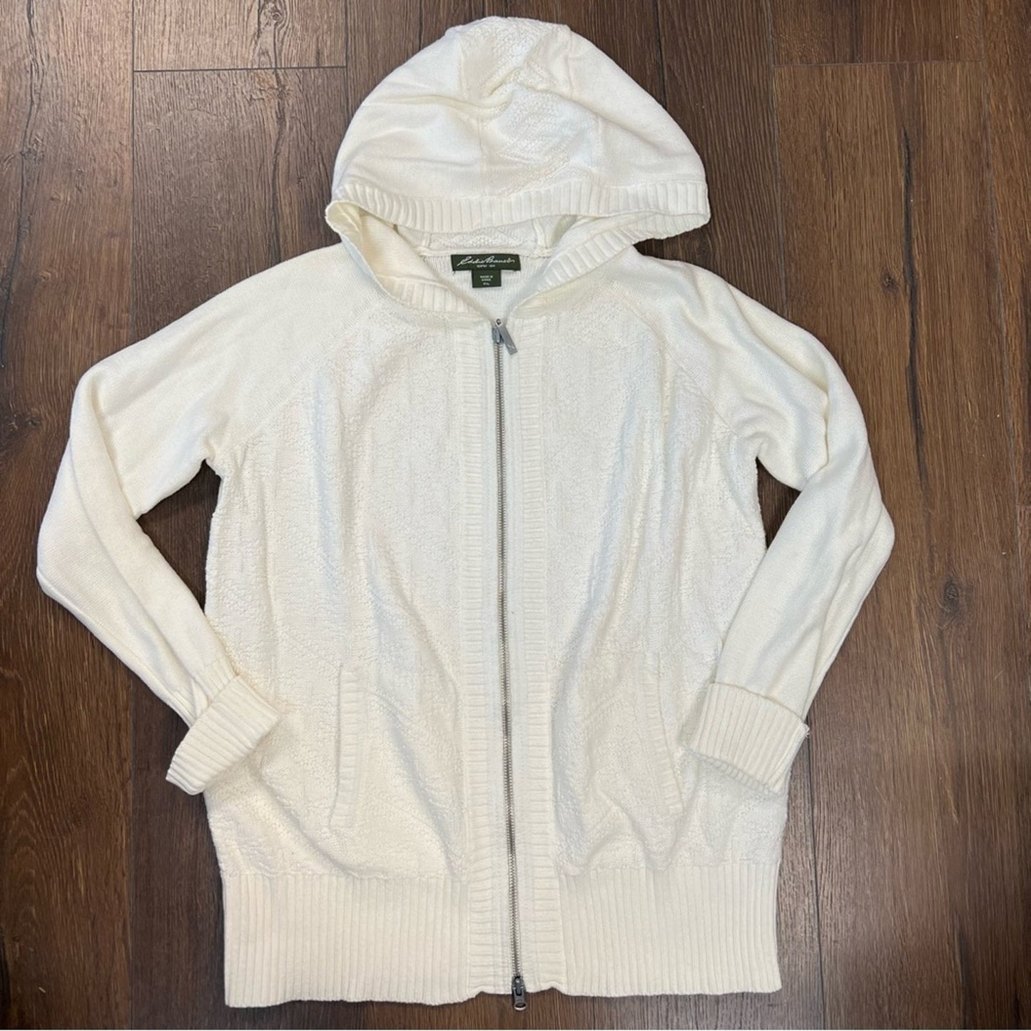 Eddie Bauer zip up sweater SZ XLP