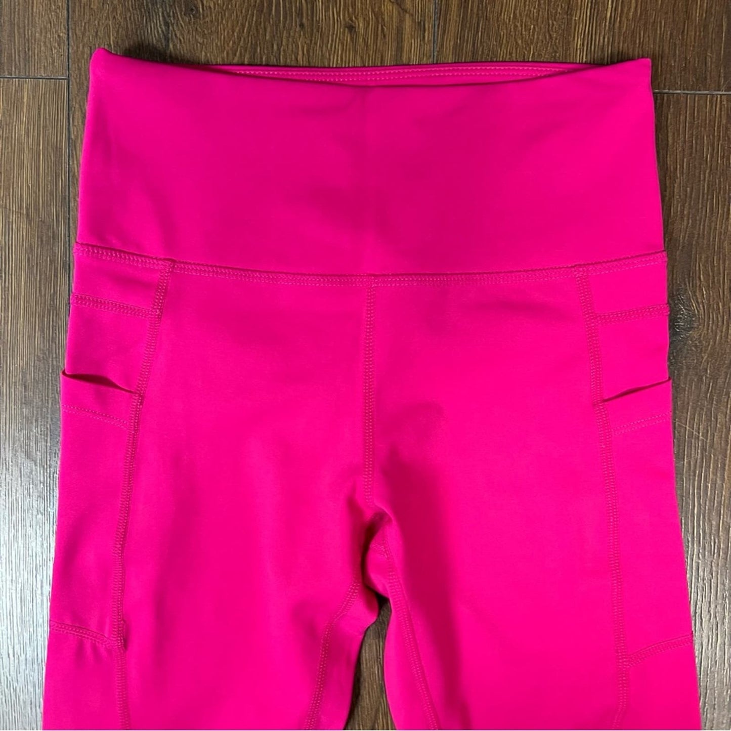 ZYIA hit pink pocket light n tight leggings SZ 2