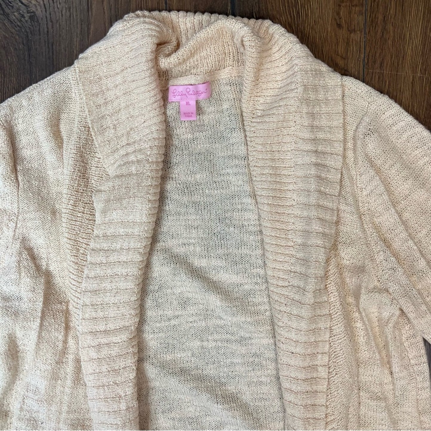 Lilly Pulitzer Amalie Open Front cardigan SZ XL
