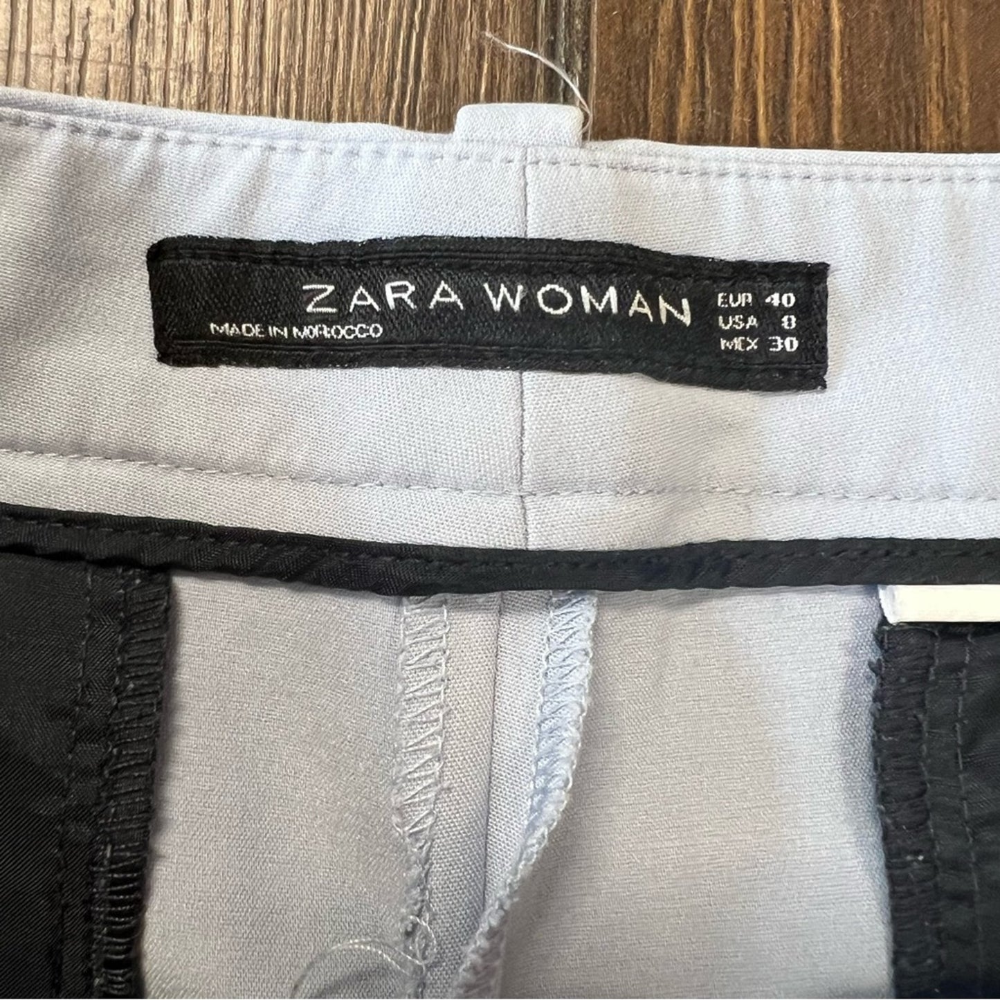 Zara woman light blue trouser SZ 8