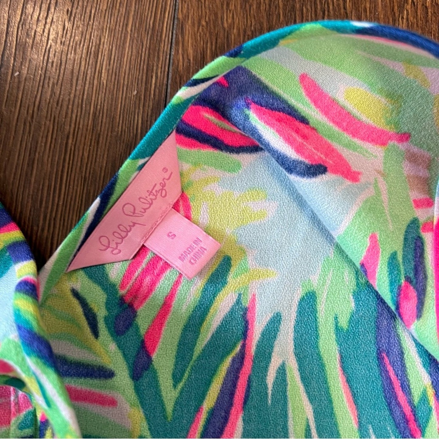 Lilly Pulitzer Anamaria Dress in multi island time SZ SM
