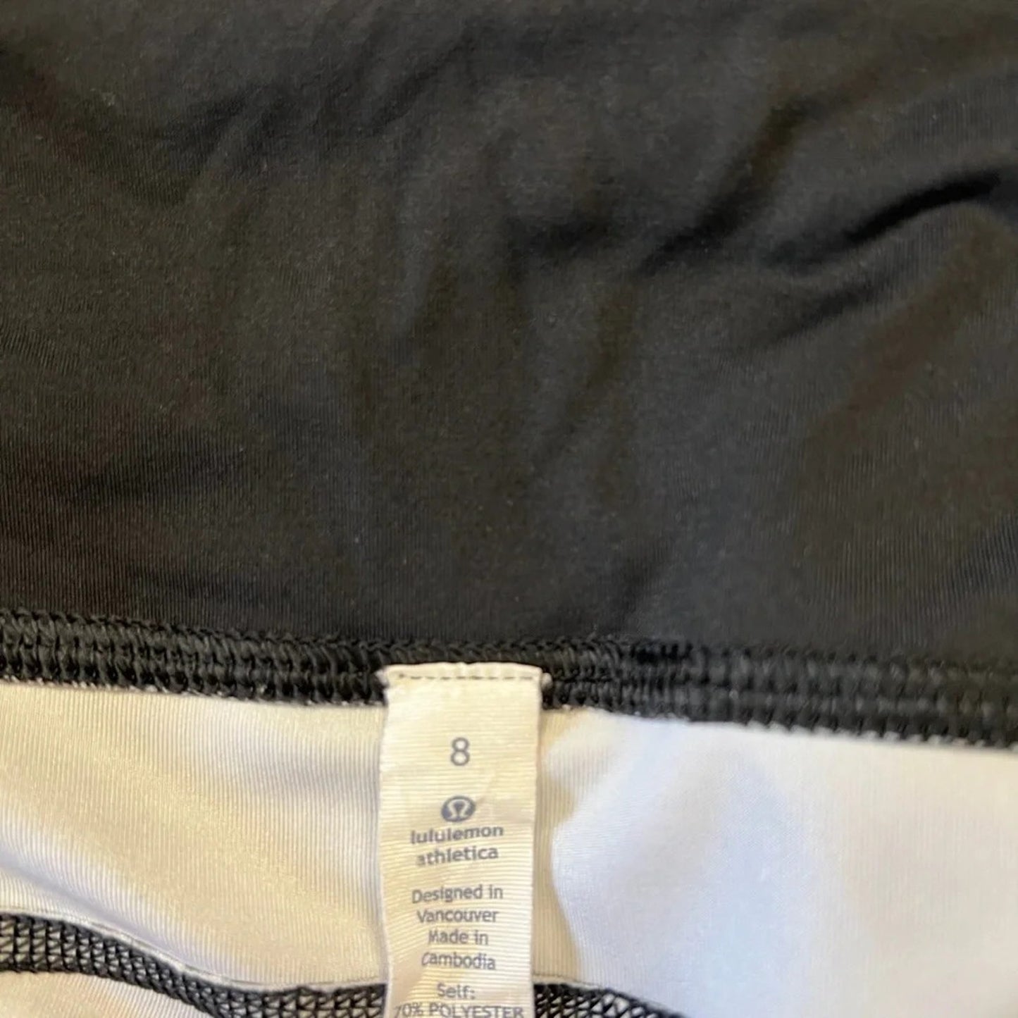Lululemon‎ Top Speed Crop *Full-On luxe SZ 8