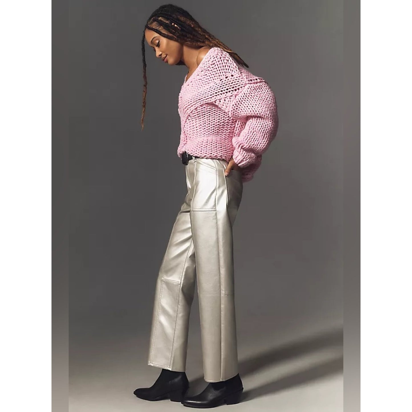 🆕 PISTOLA Taylor High-Rise Arched Metallic Pants NWT SZ 25