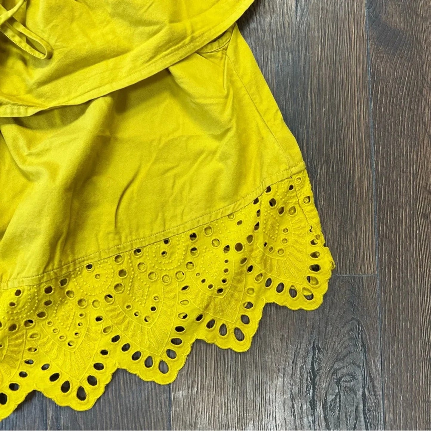 Madewell eyelet off the shoulder blouse SZ LG