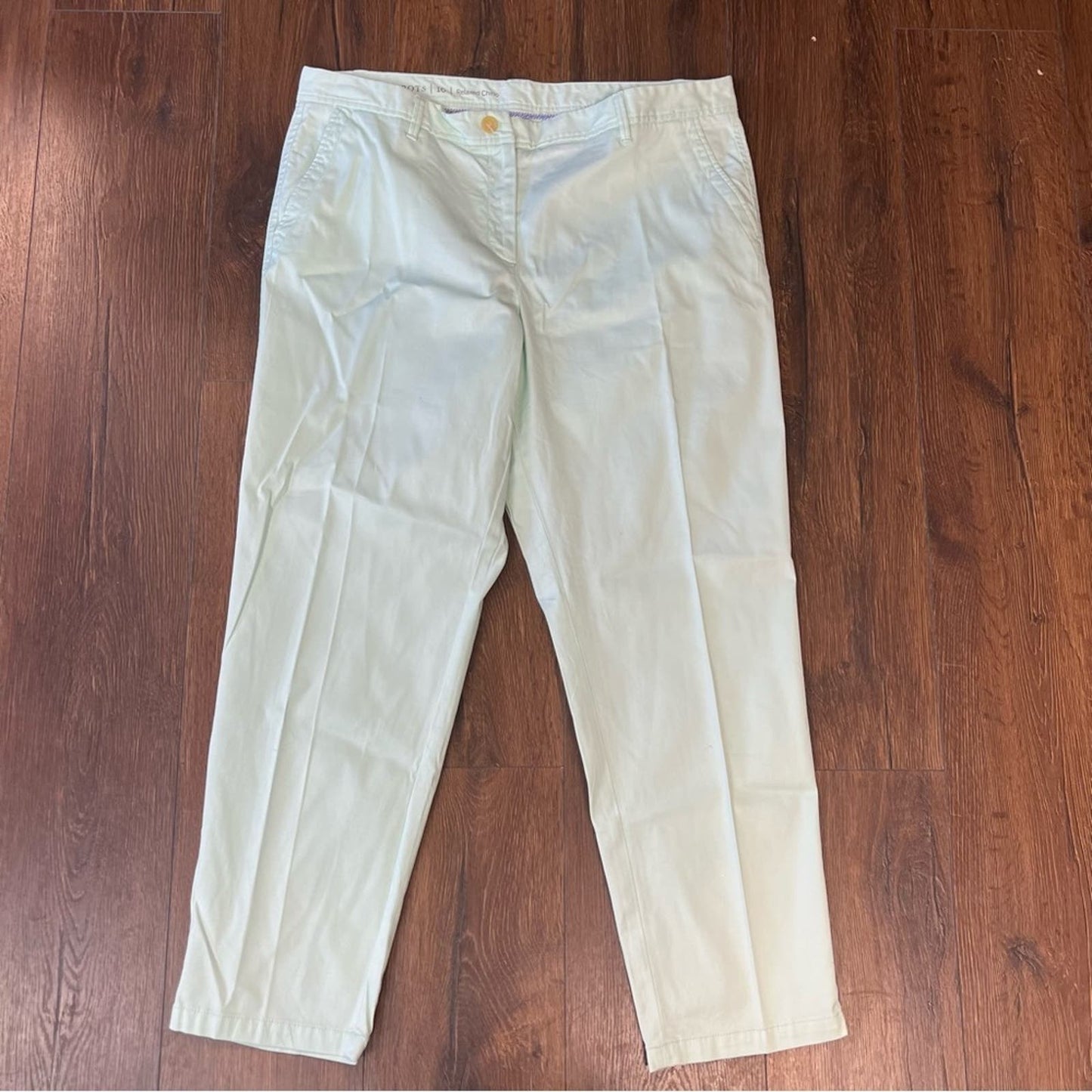 Talbots relaxed chinos in mint SZ 16