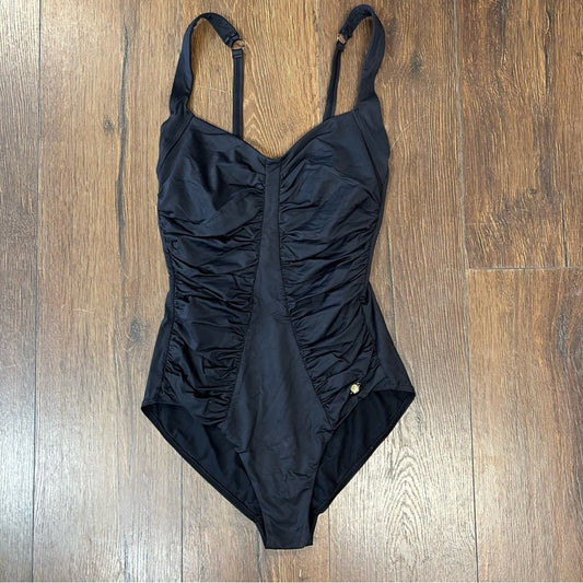 Sunseeker black one piece swimsuit SZ D