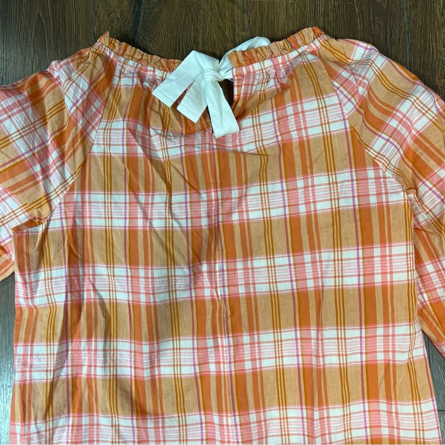 J.Crew Factory Women's Ruffle Tie-Back Top SZ SM