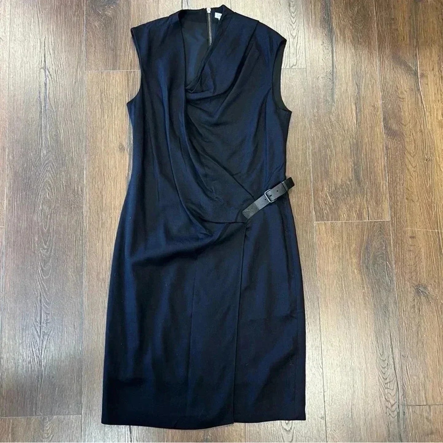 NWT Helmut Lang black belt drop dress SZ 6