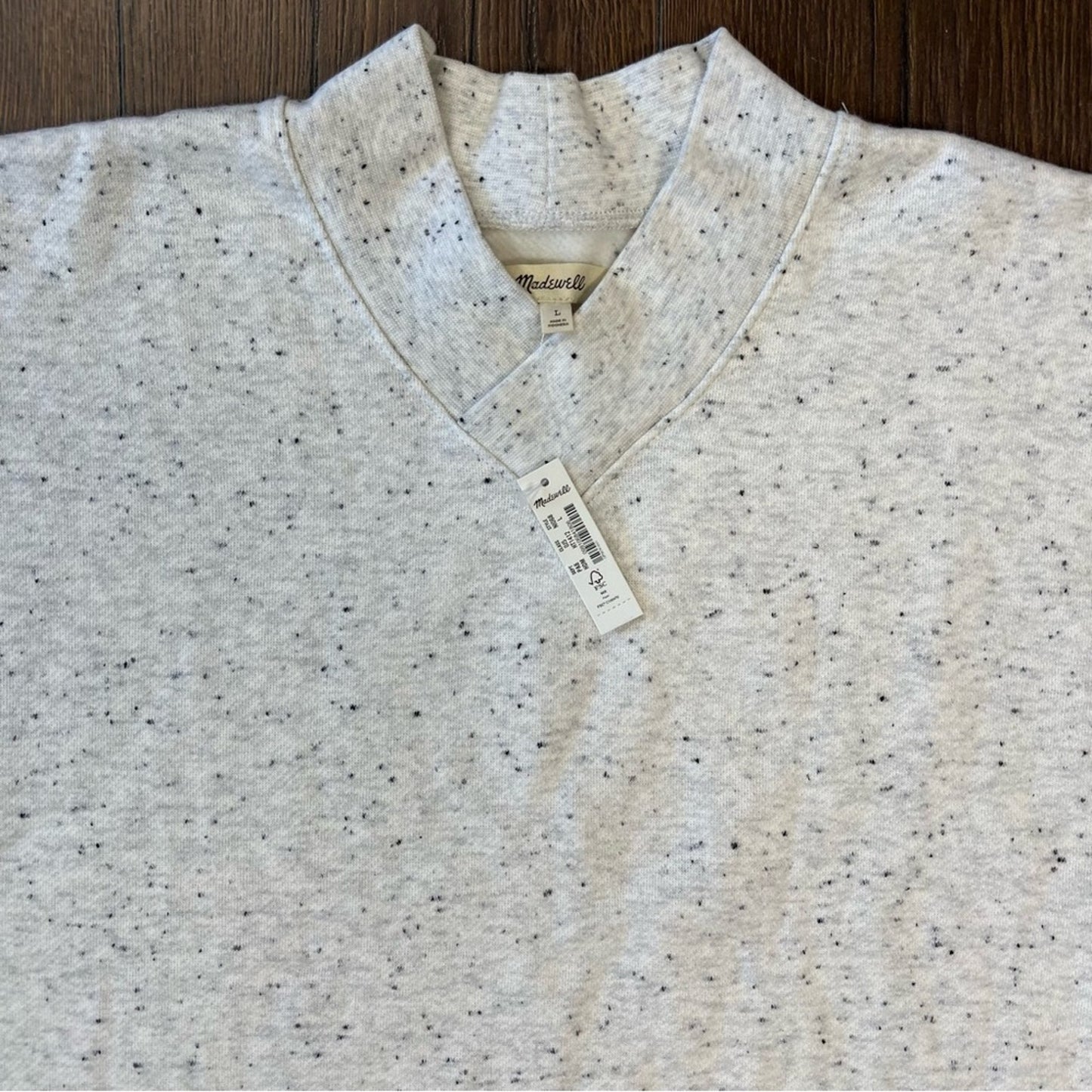 🆕 Madewell MWL Betterterry V-Neck
Sweatshirt SZ LG