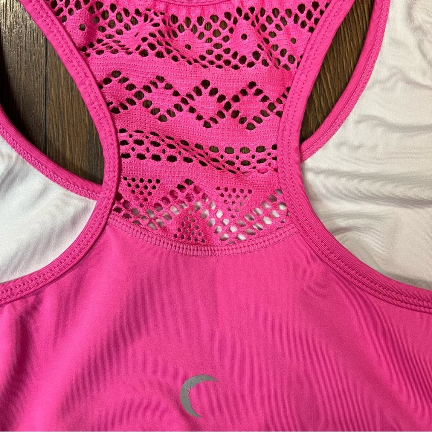 ZYIA hot pink bomber bra SZ MED