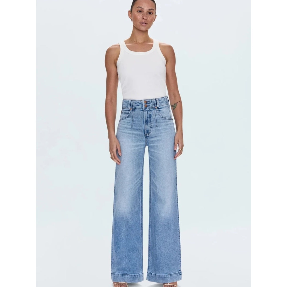 🆕 PISTOLA Wide Leg High-Rise Jeans-Terrace SZ 25
