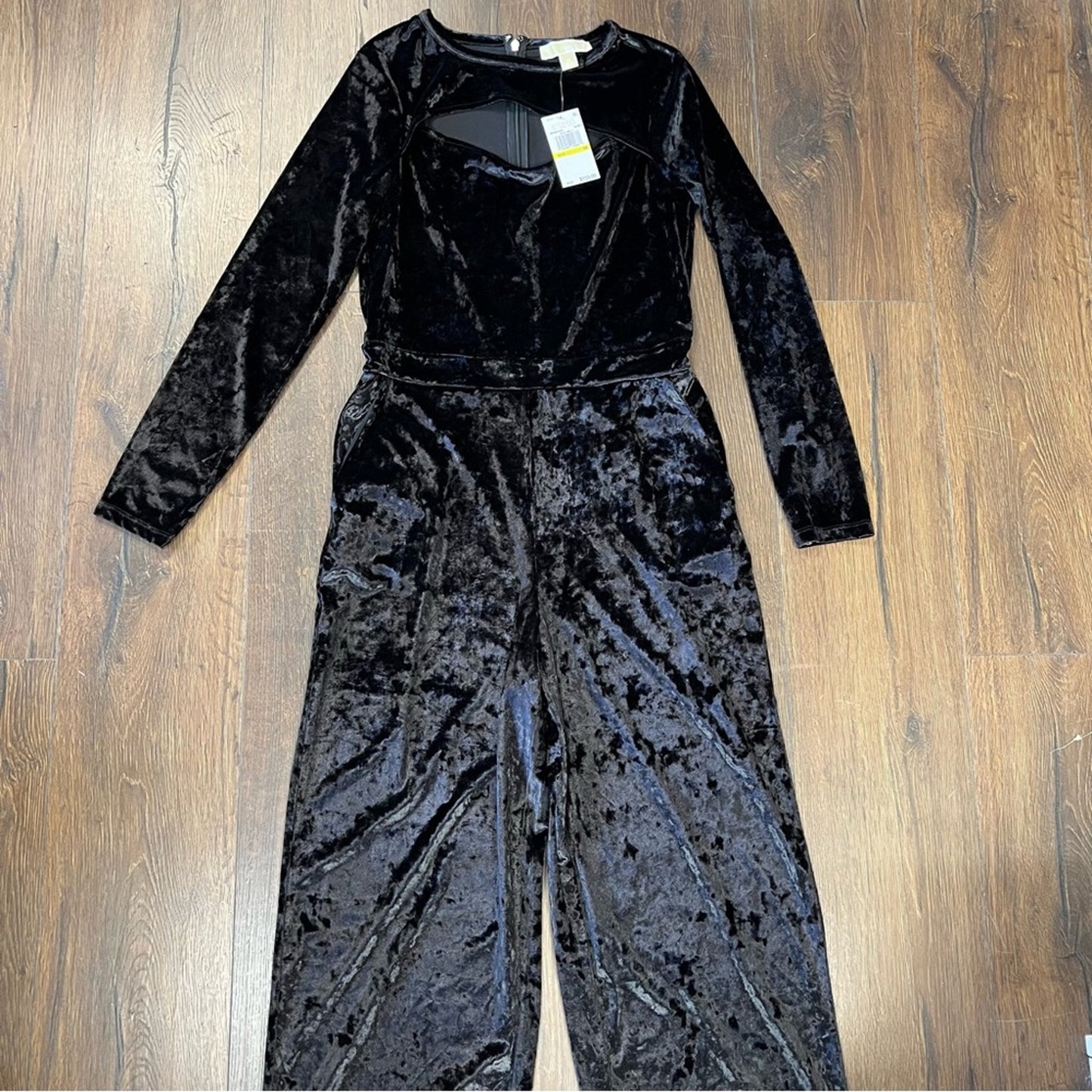 NEW Michael Kors Velvet Jumpsuit SZ MED