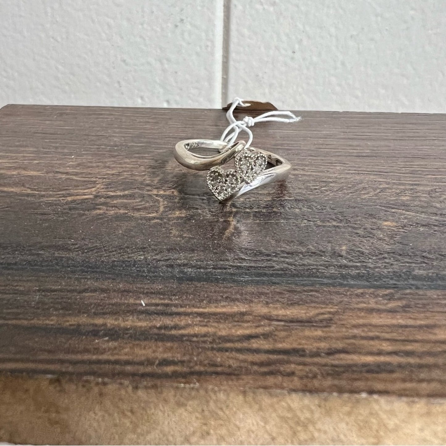 Sterling heart ring Stamped 925 SZ 8