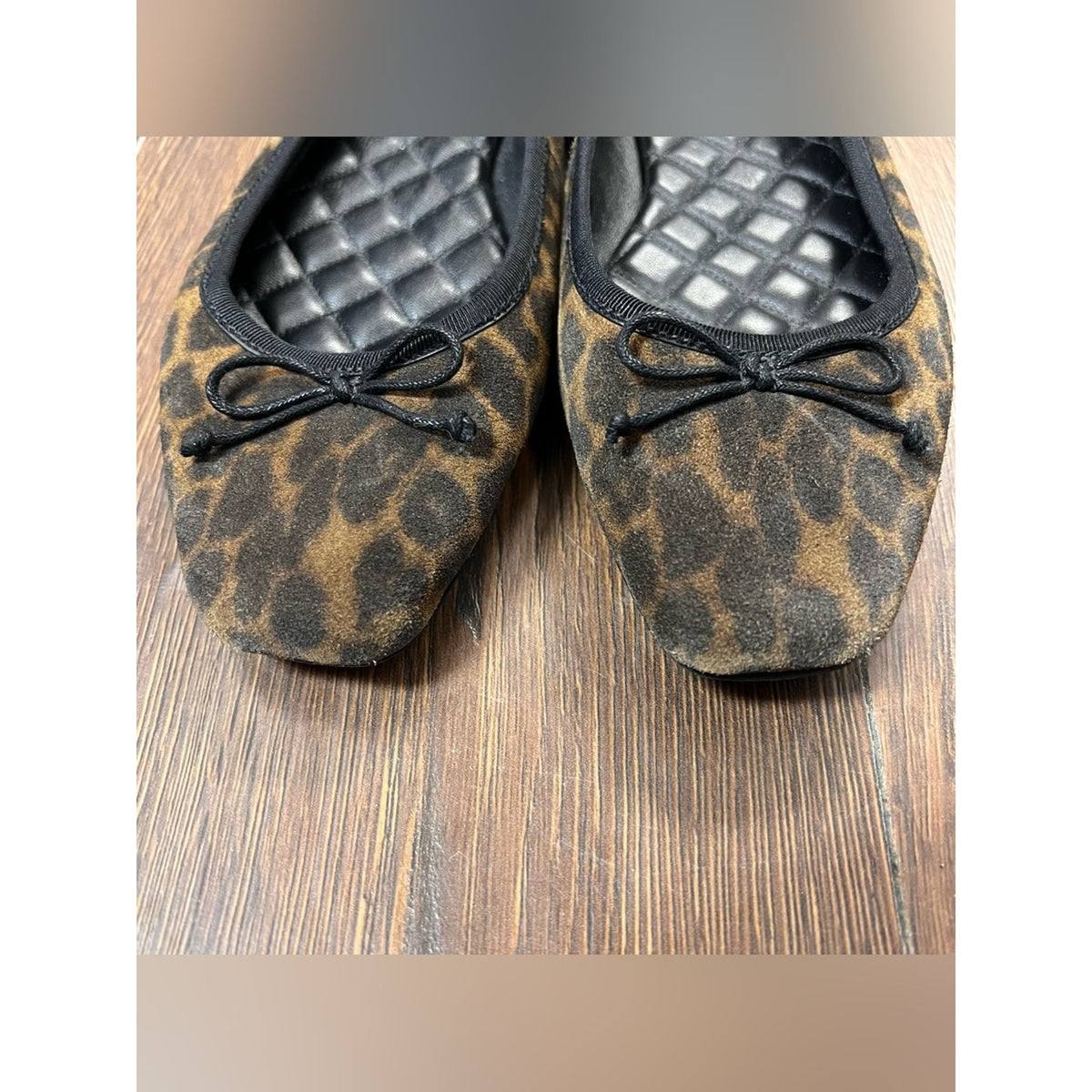 Veronica Beard Veronica Beard Beatrix
Leopard Bow Ballerina Flat SZ 7