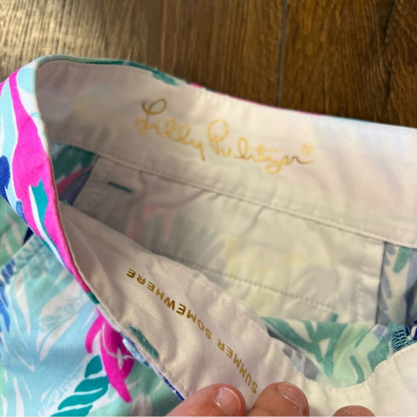 Lilly Pulitzer The Jayne Short in Light as a Feather SZ 6