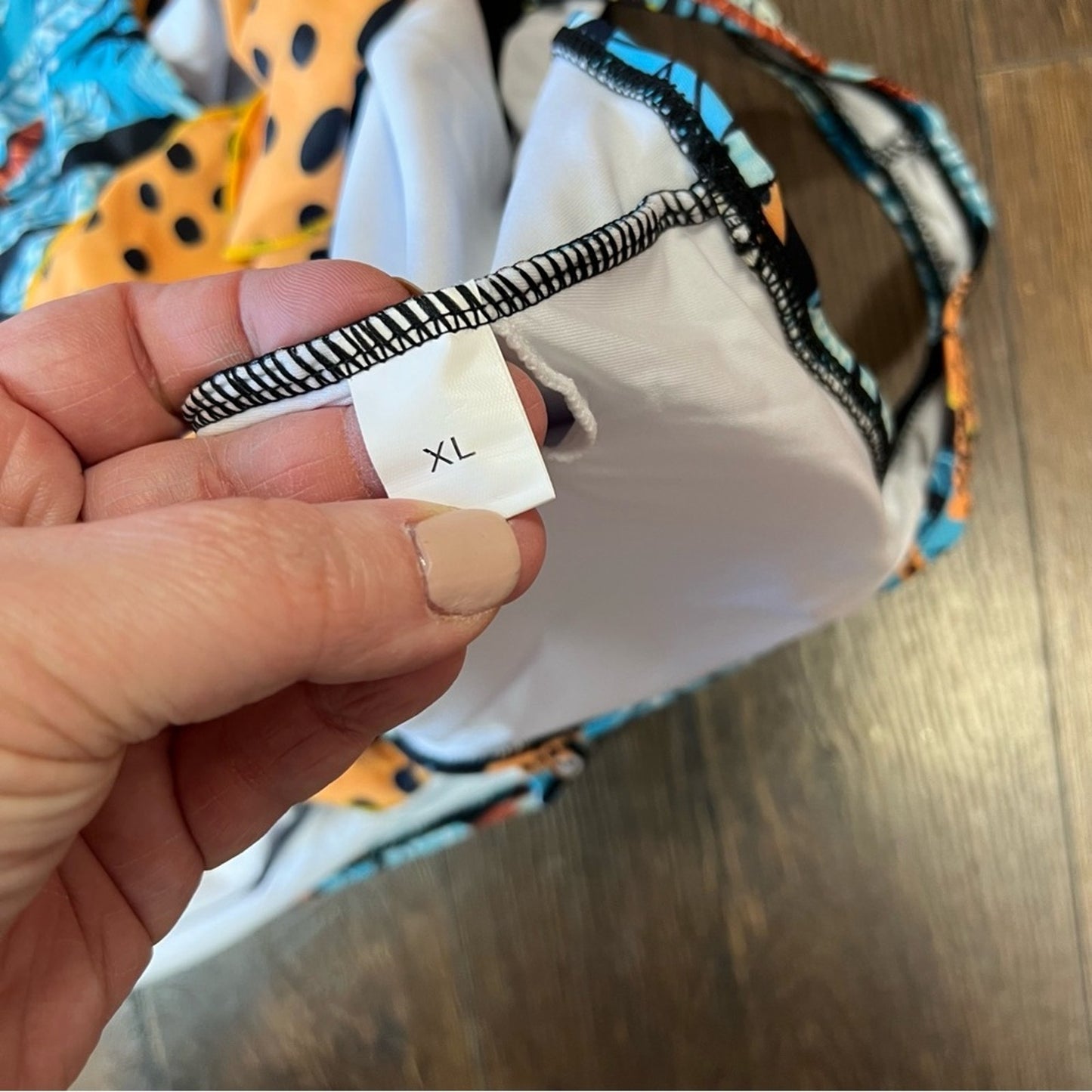 🆕 Rue Ruffle tiger pattern Swimsuit SZ XL