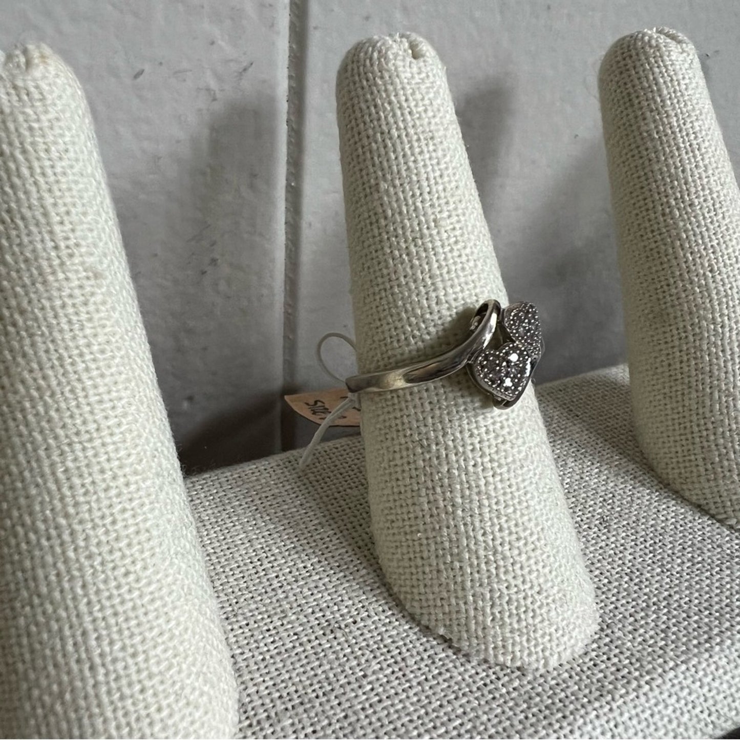Sterling heart ring Stamped 925 SZ 8