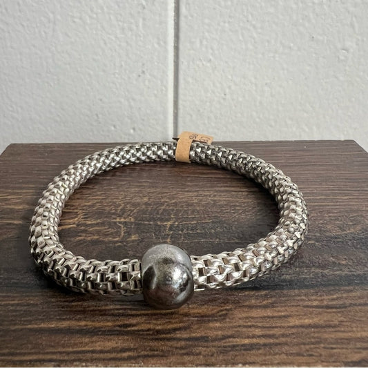 Silpada 'Chic' Sterling Silver Stretch Bracelet stamped .925