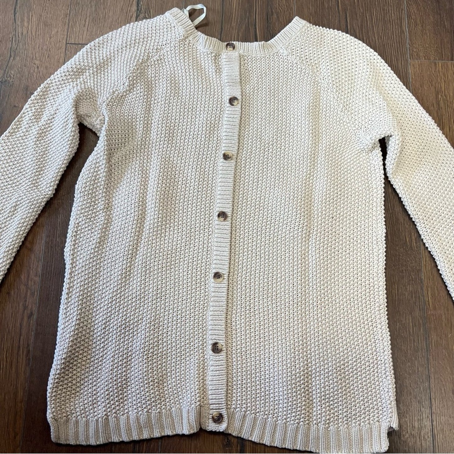 Cynthia Rowley button back sweater SZ XL