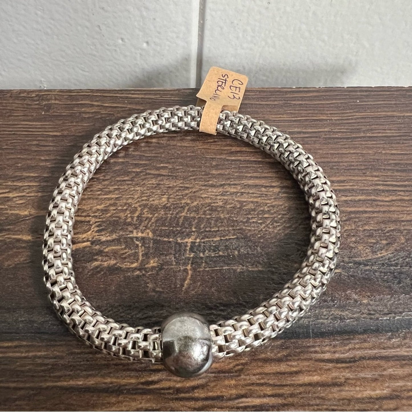 Silpada 'Chic' Sterling Silver Stretch Bracelet stamped .925