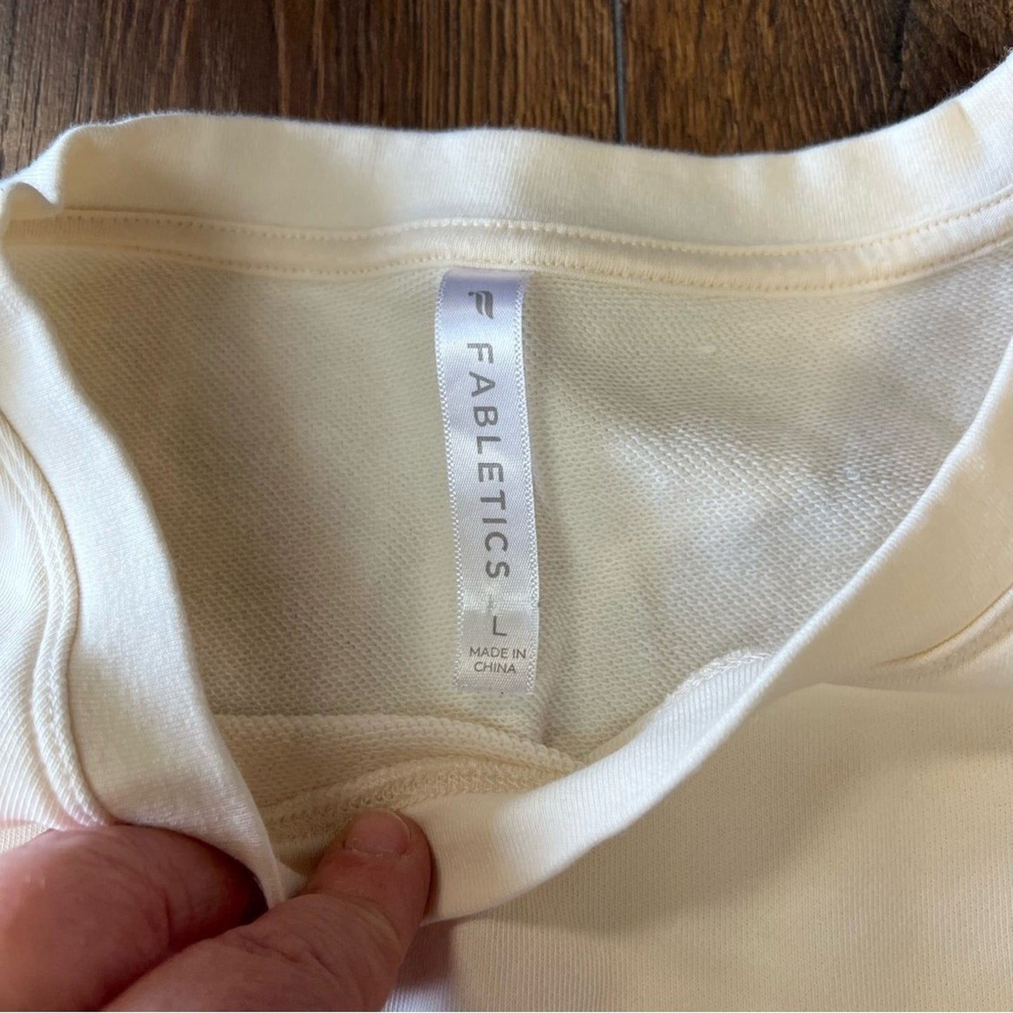 Fabletics oversized Terry tank SZ LG