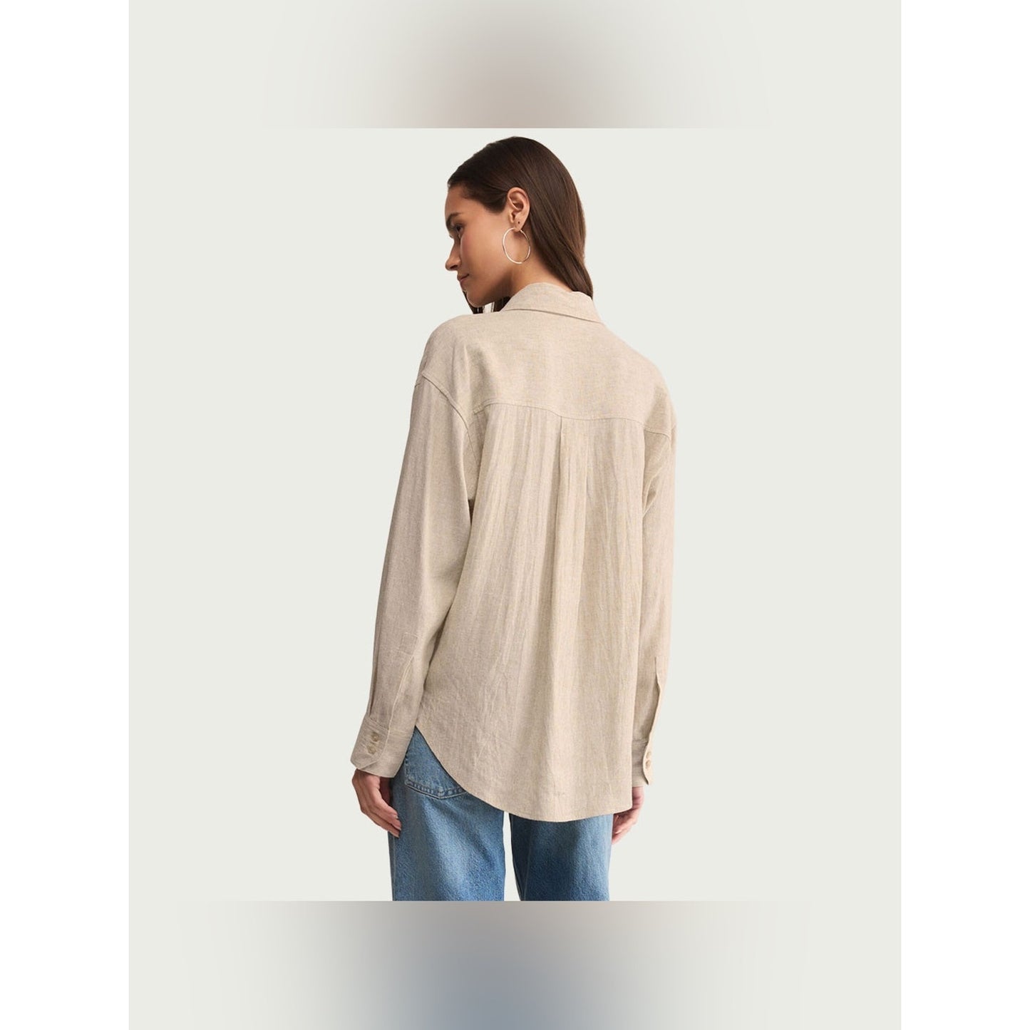 🆕 Z Supply Relaxed Button-Down in Flax SZ MED