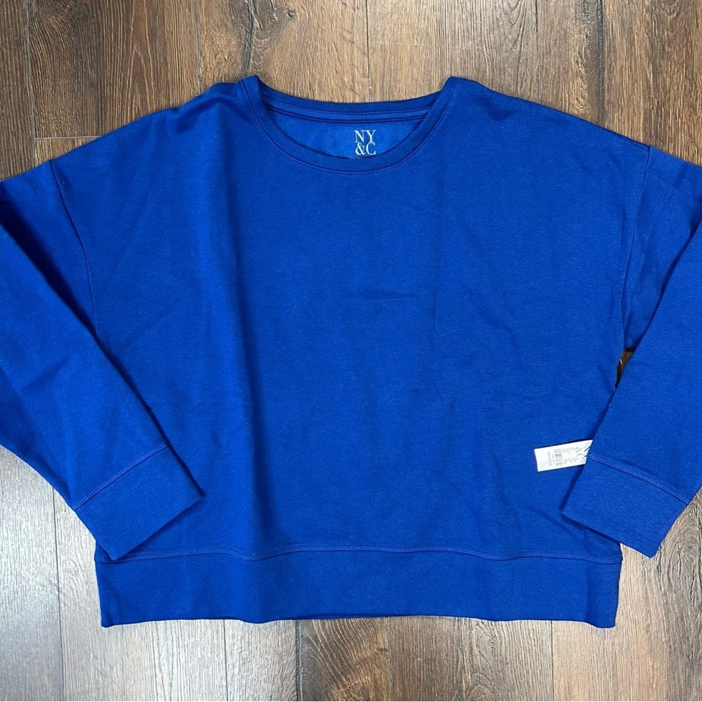 🆕 New York & Co royal blue crewneck sweatshirt SZ XXL