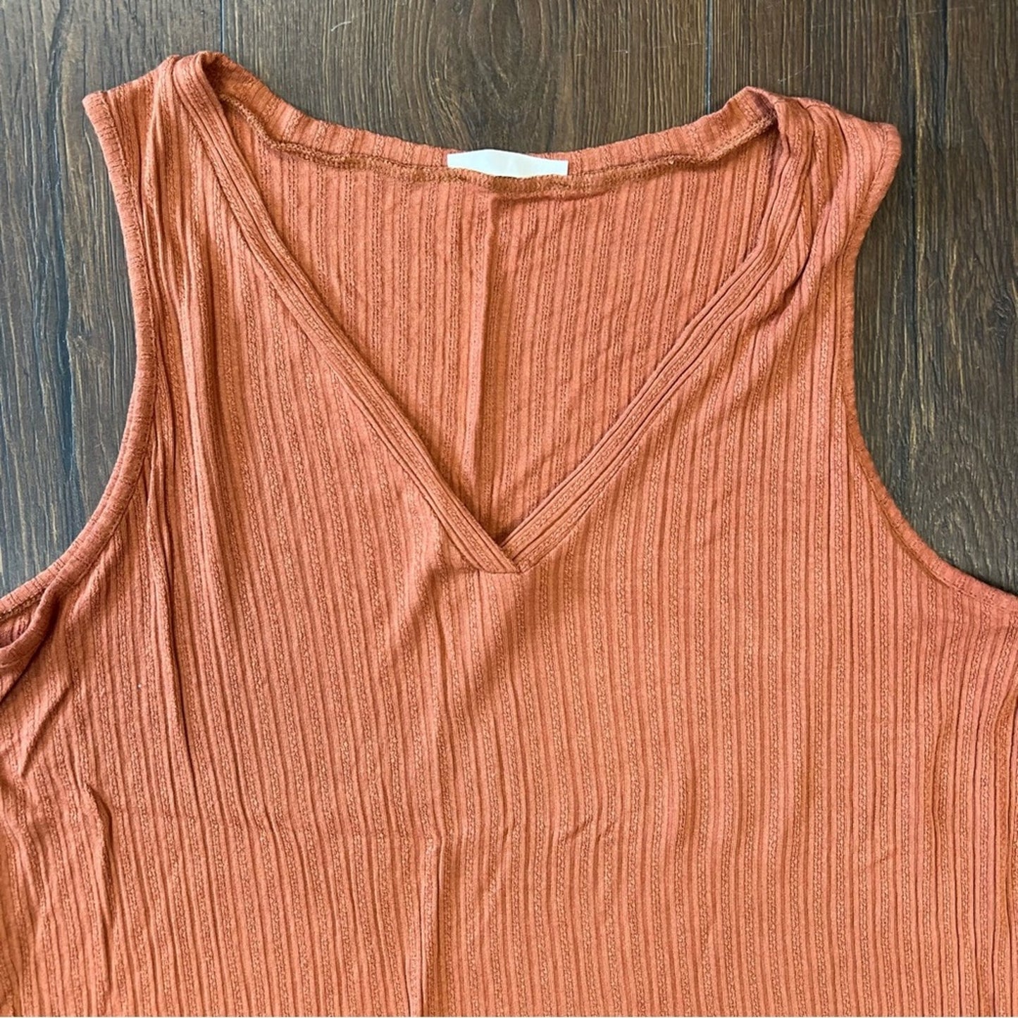 PS KATE Sleeveless Top Cozy Pointelle SZ LG