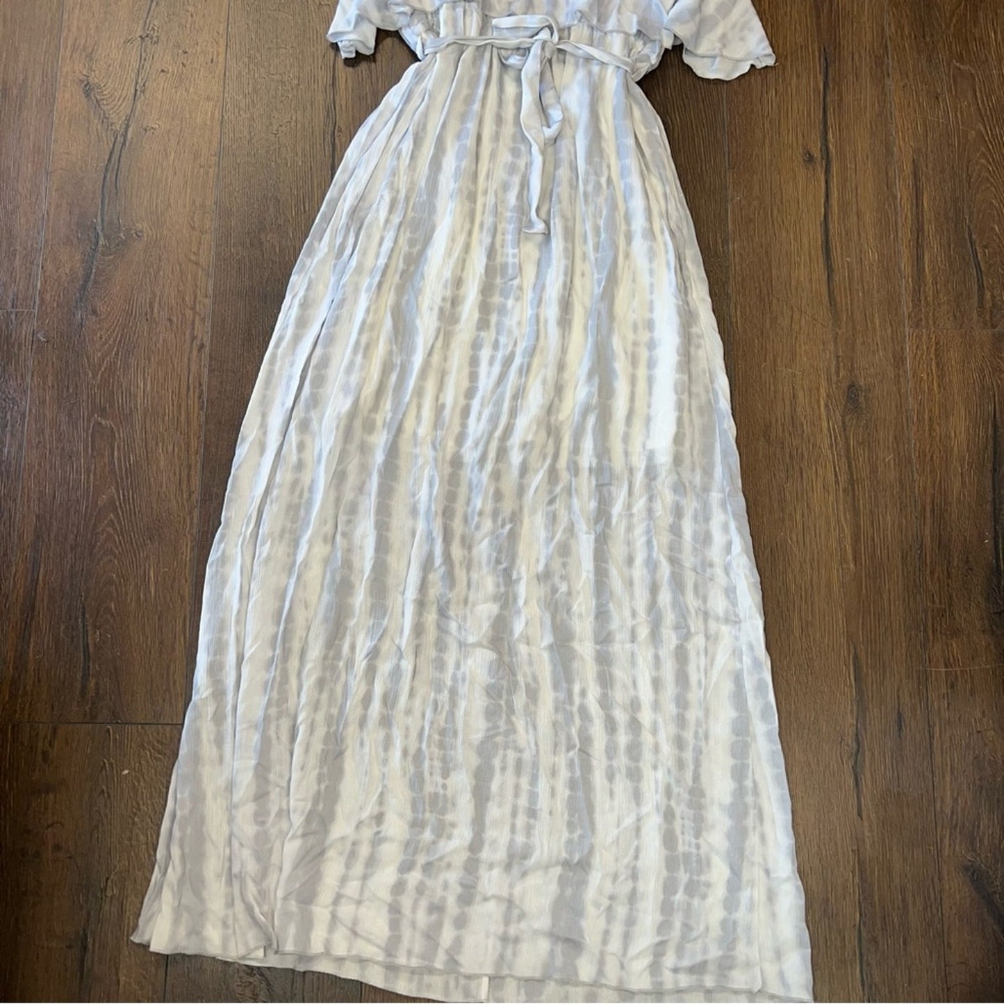 Lovely Melody gray tye dye maxi dress SZ XL