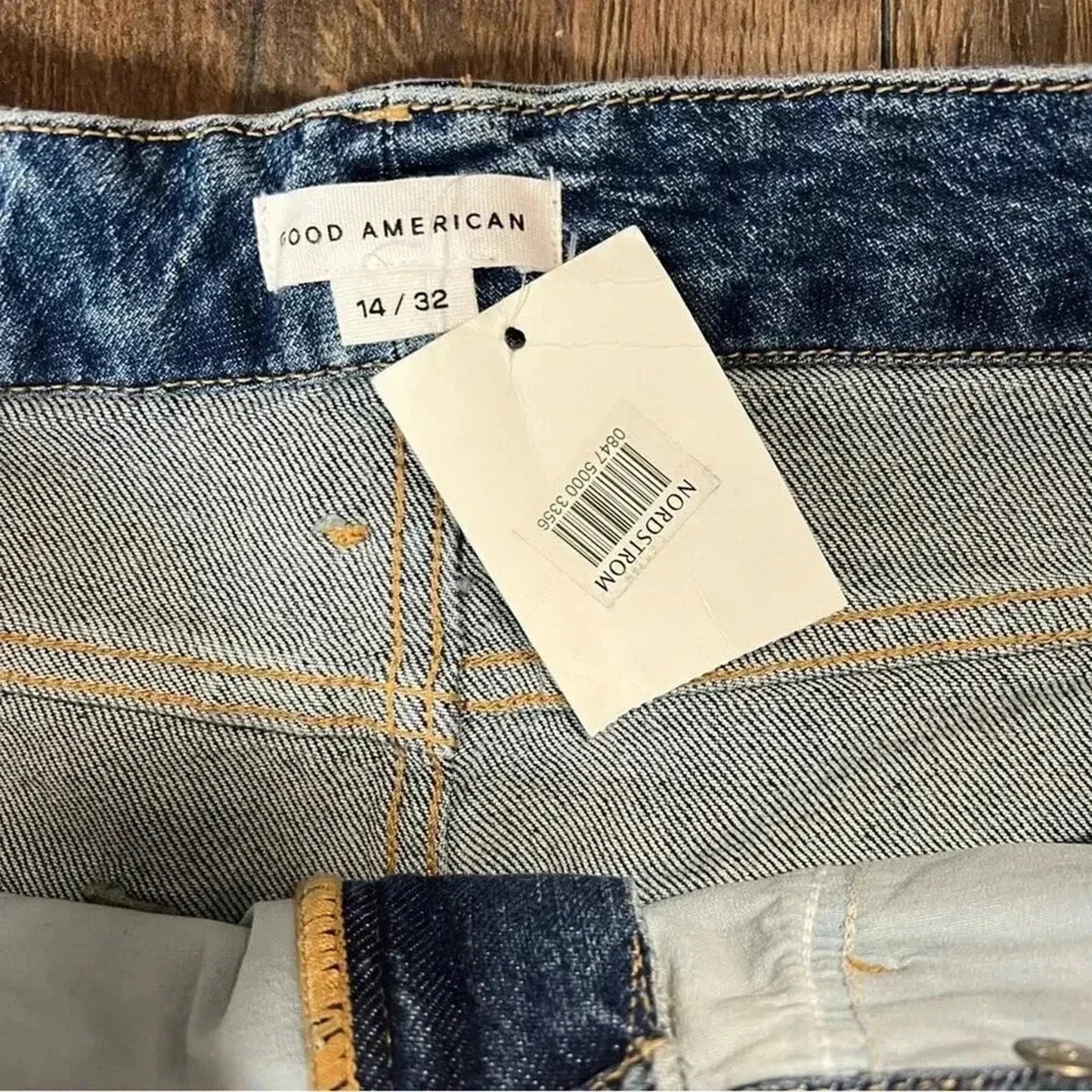 🆕 Good American Good Classic Raw Hem SZ 14/32