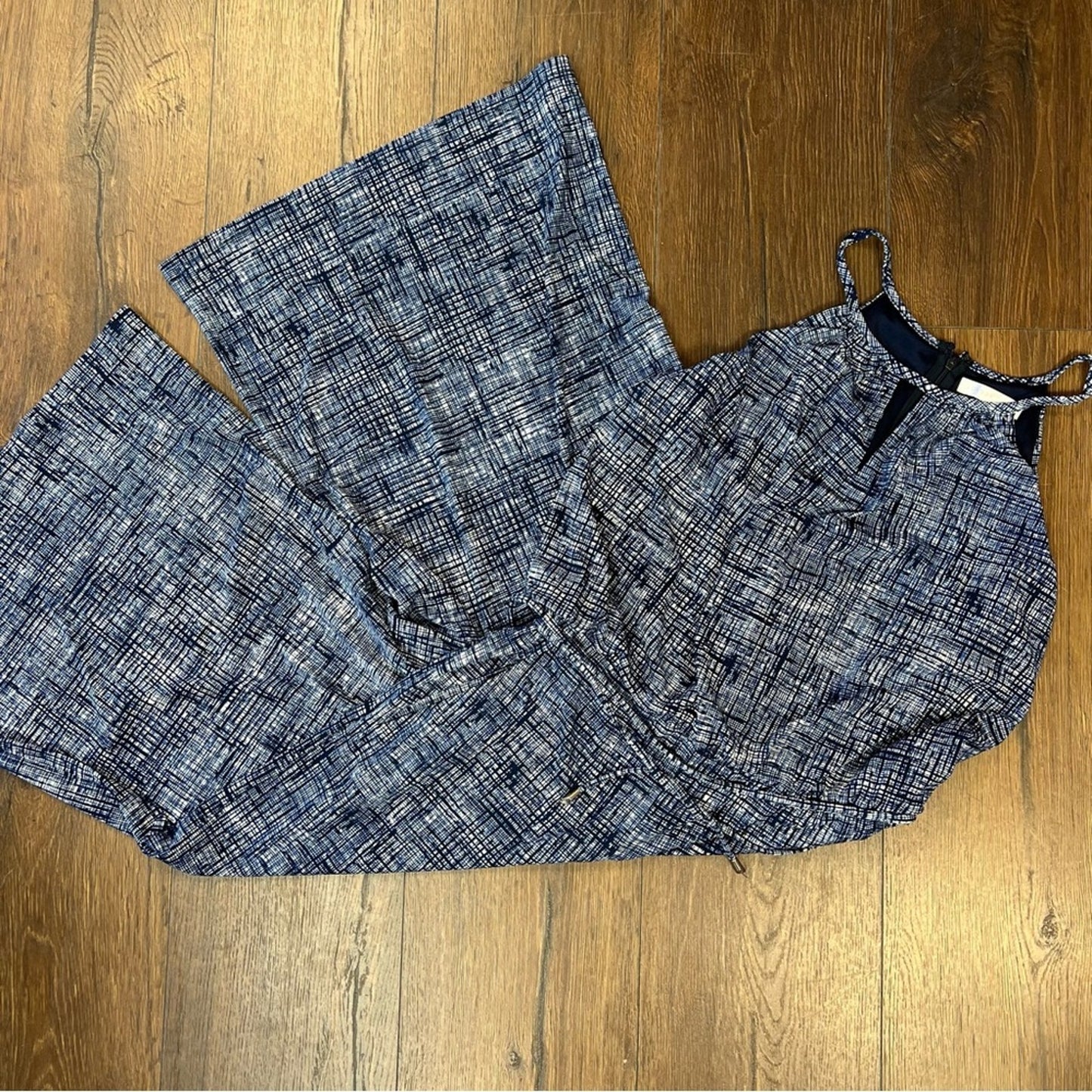 London times blue keyhole, pant suit SZ 10
