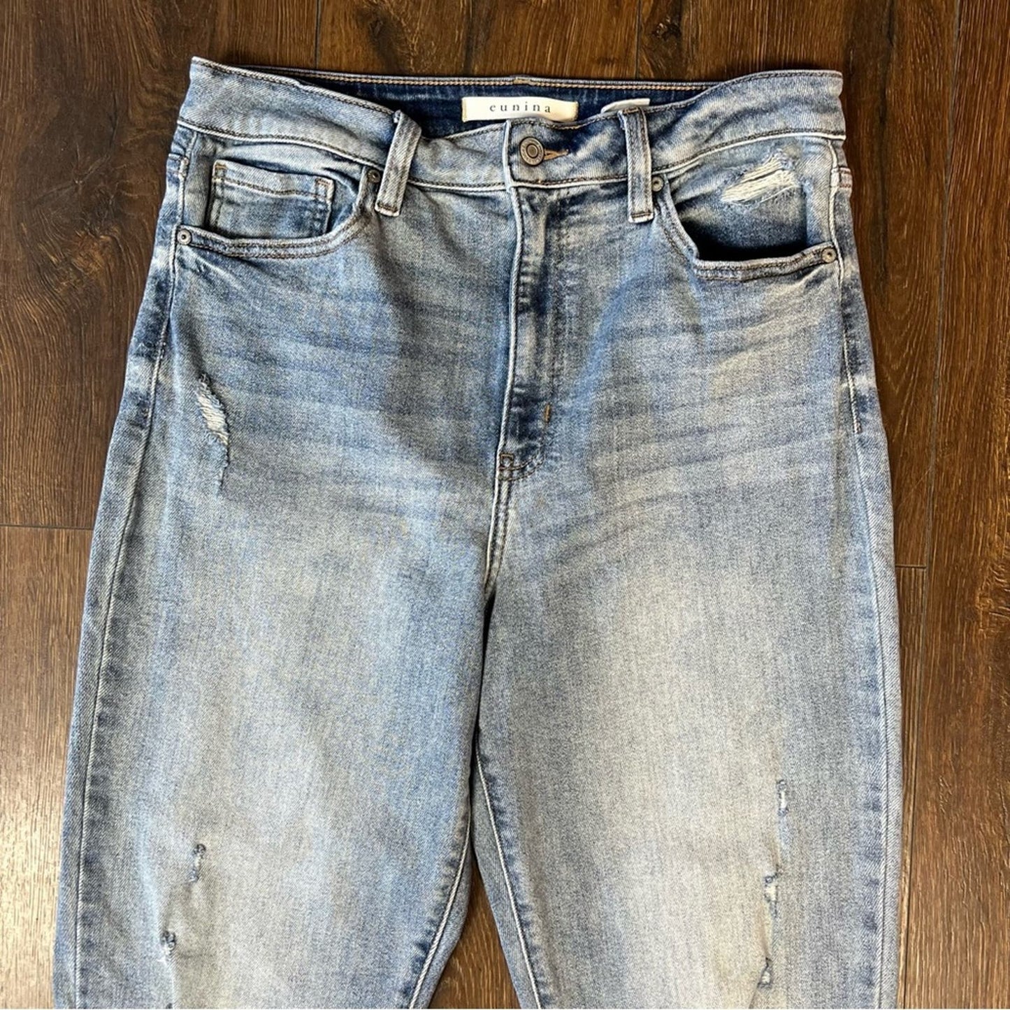 Eunina ally high rise straight leg jeans SZ 13/12