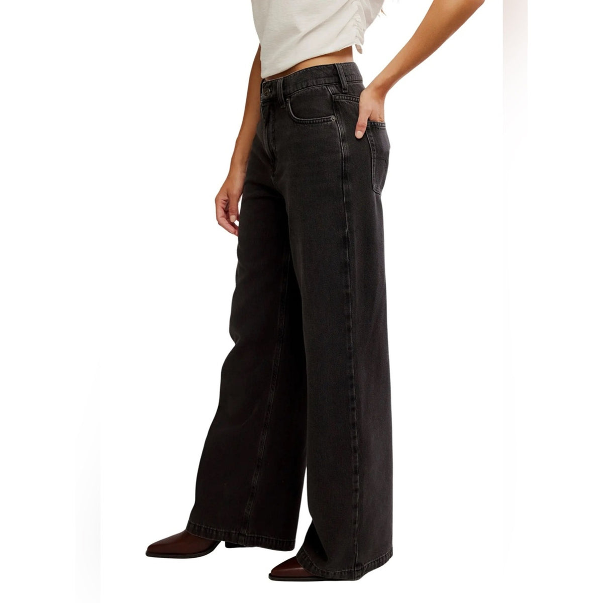 🆕 We The Free Stride High Waist Wide Leg Jeans SZ 29