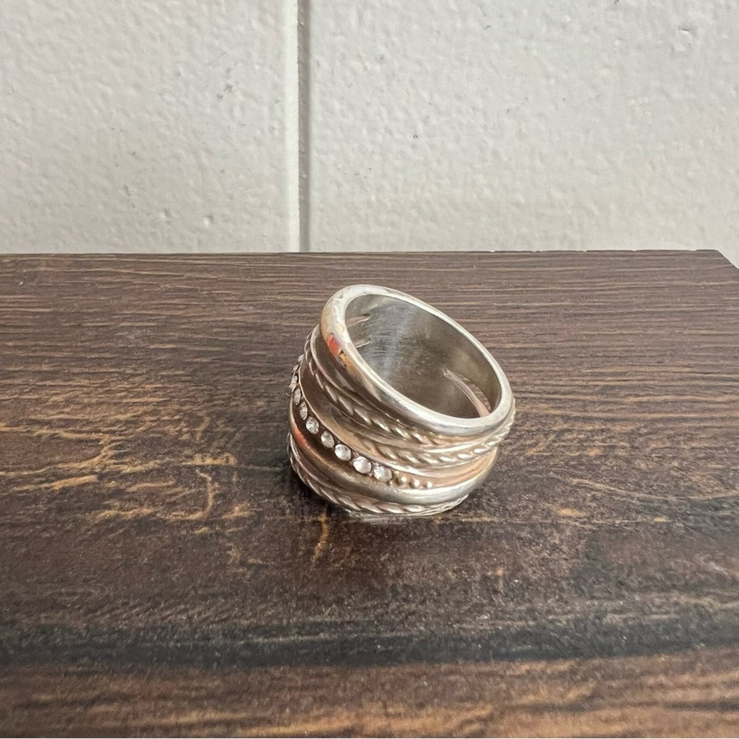 Brighton two tone ring SZ 5.5