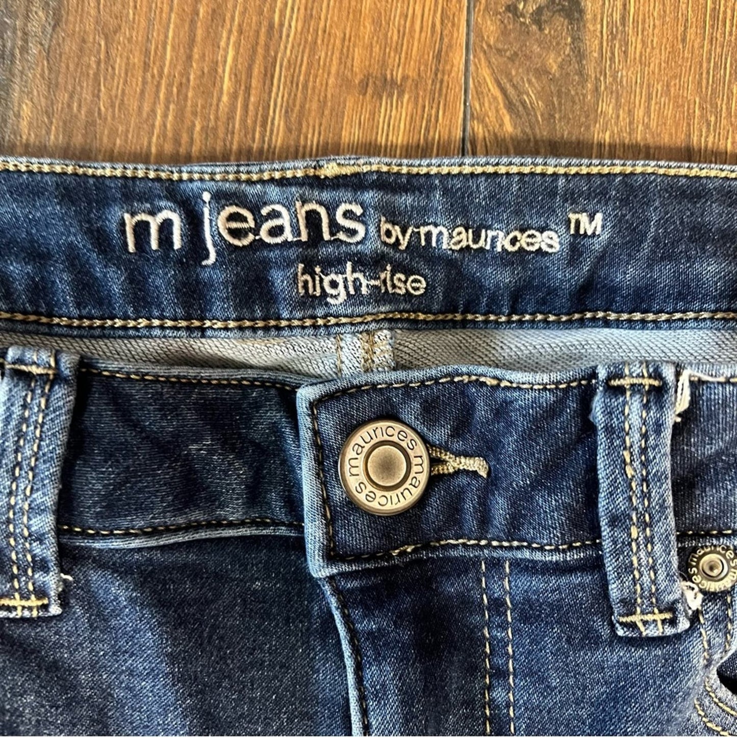 M–Jeans by Maurices high rise dark wash jeans SZ 6