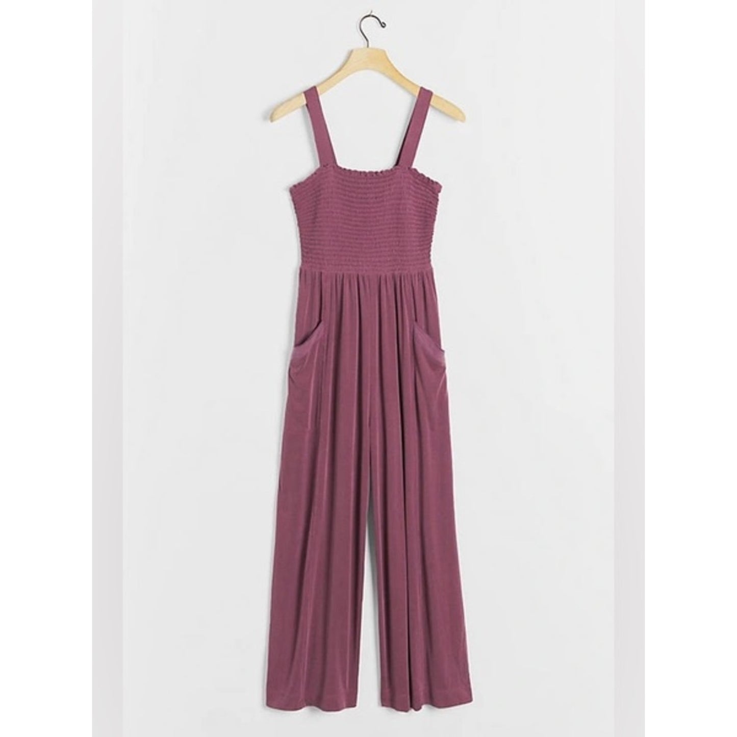 🆕 SATURDAY/SUNDAY Smocked Jumpsuit Purple SZ LG