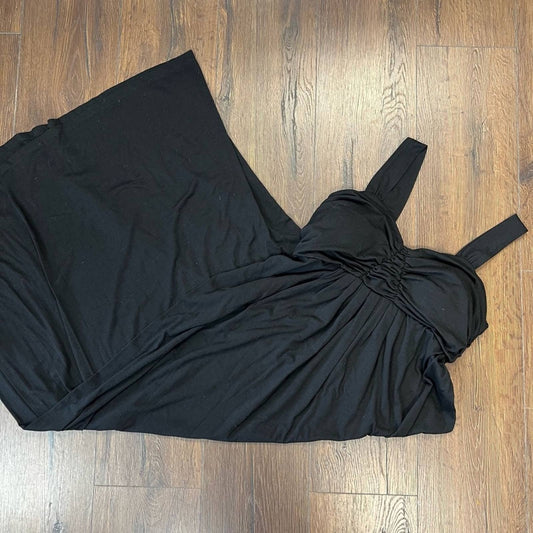 Loved black maternity maxi dress SZ LG