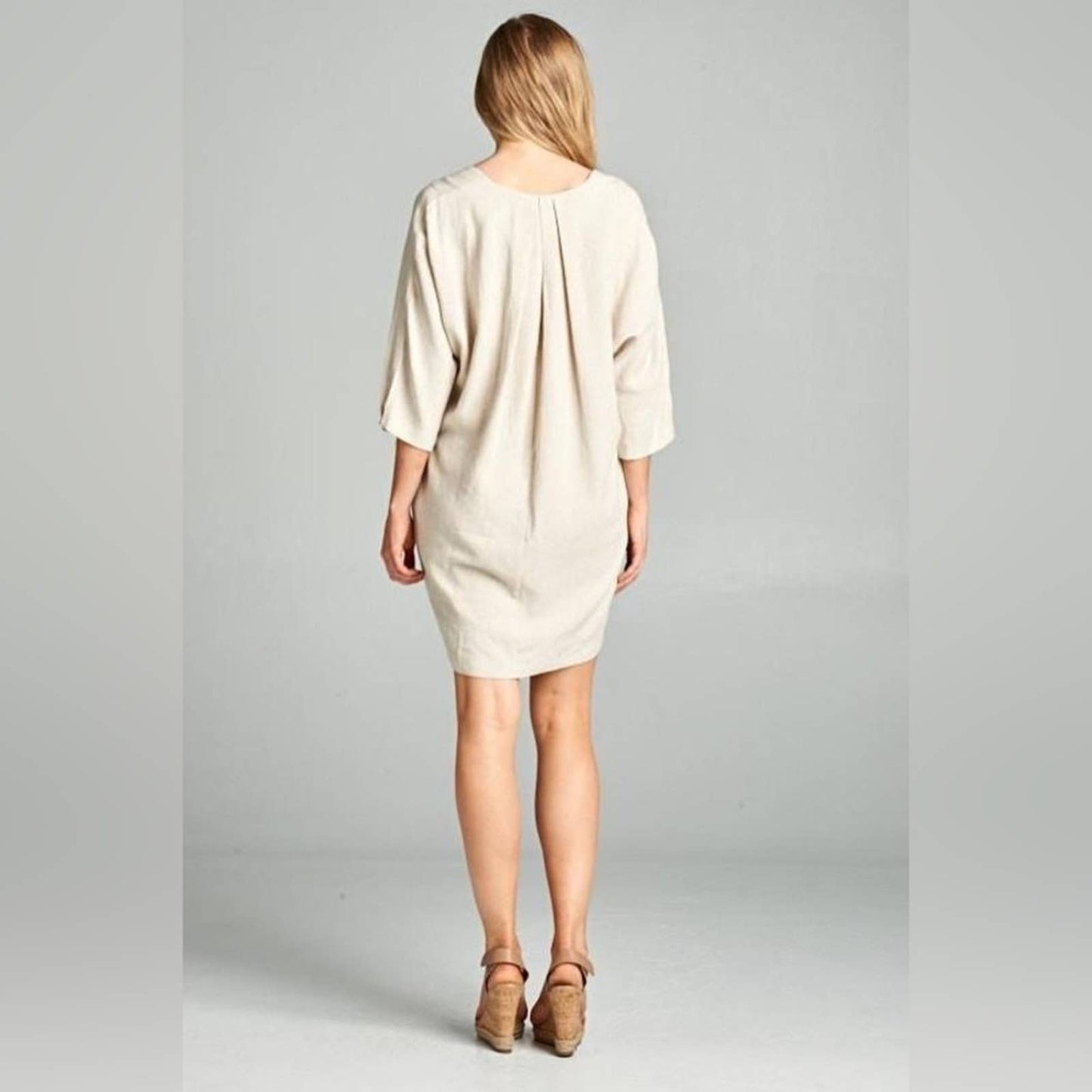 Ellison linen dress SZ SM