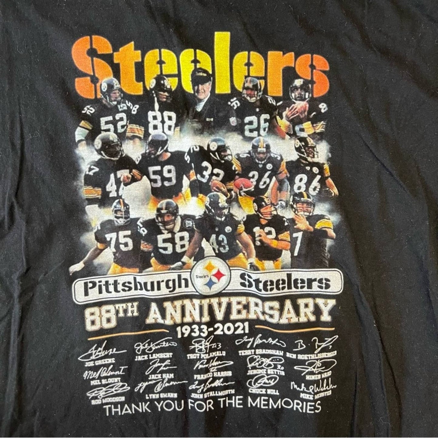 Steelers 88th anniversary shirt SZ XL