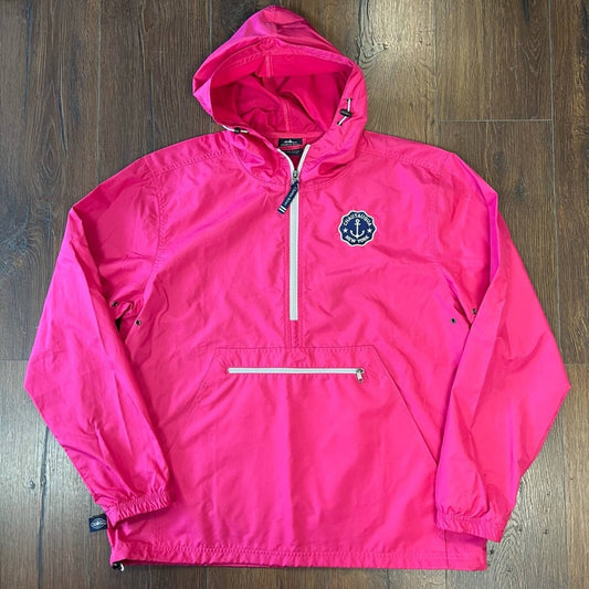 Charles River Apparel pullover rain jacket SZ MED