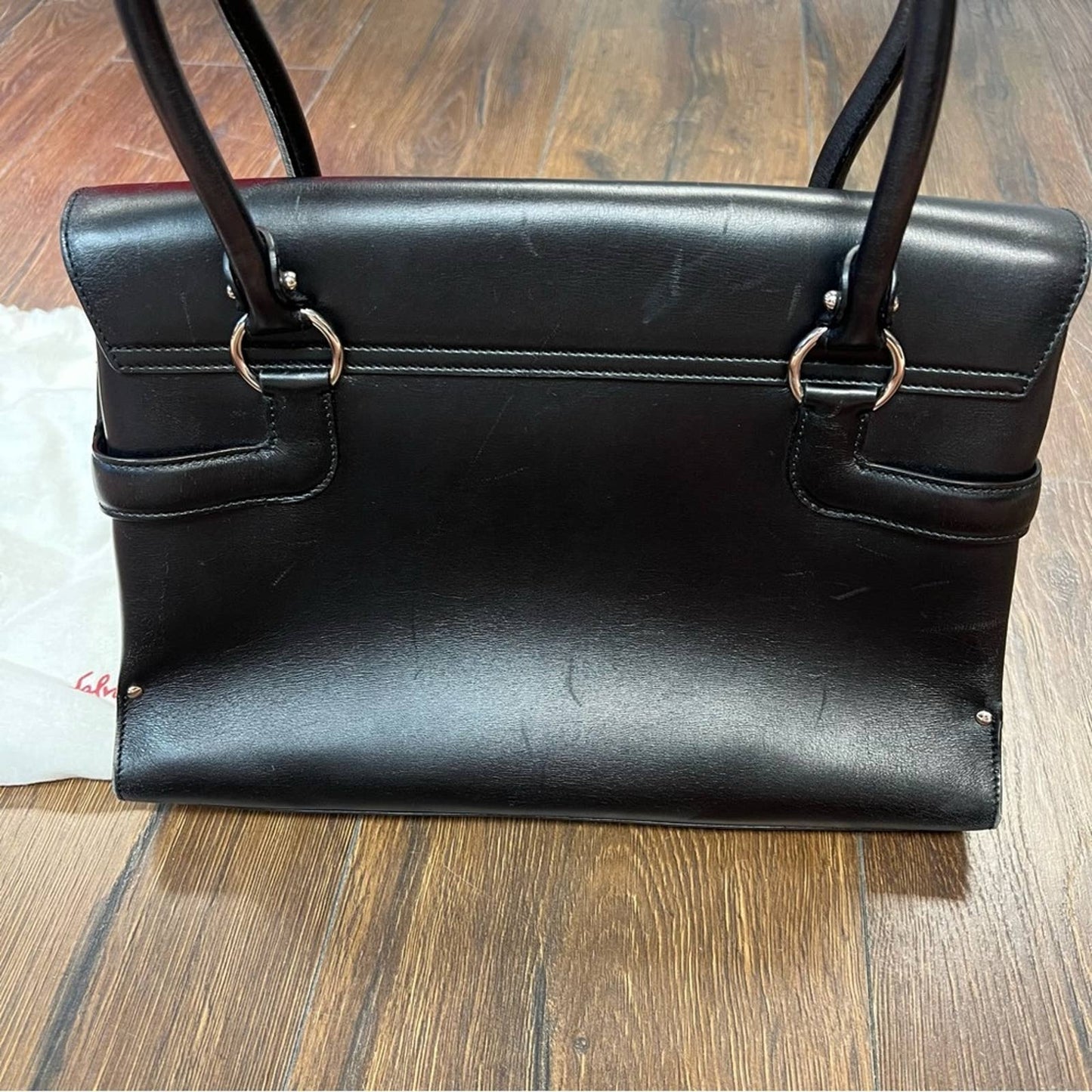 Salvatore Ferregamo Nappa leather Virna handbag
