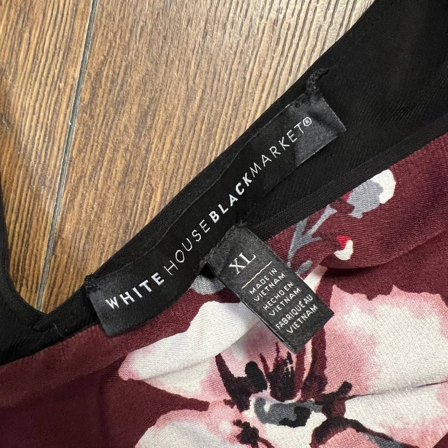 White House black market Ultimate Reversible V-Neck Shift Dress SZ XL