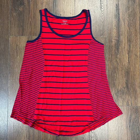 Motherhood maternity striped tank SZ MED