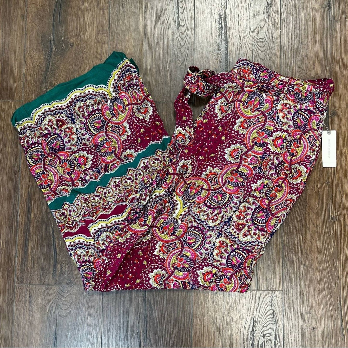 🆕 Anthropologie belted paisley Paluzza pants SZ 12