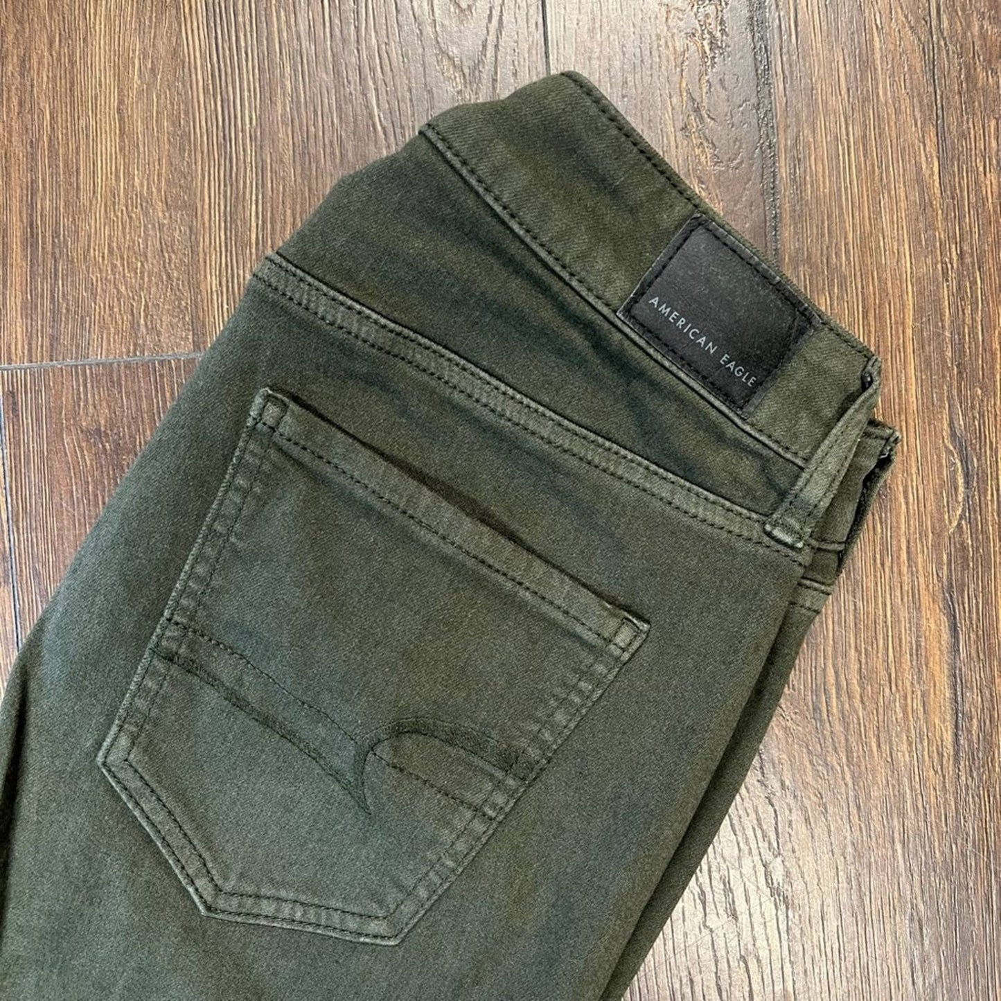 American Eagle Olive hi-rise jegging SZ 10