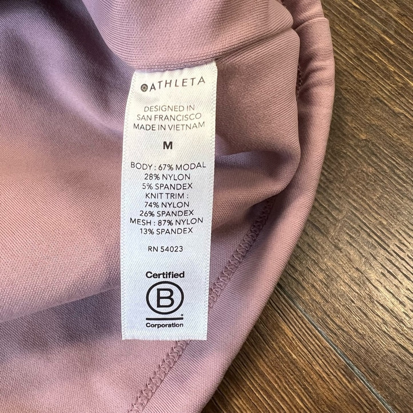 Athleta HERMOSA Mock Neck Sweatshirt SZ MED